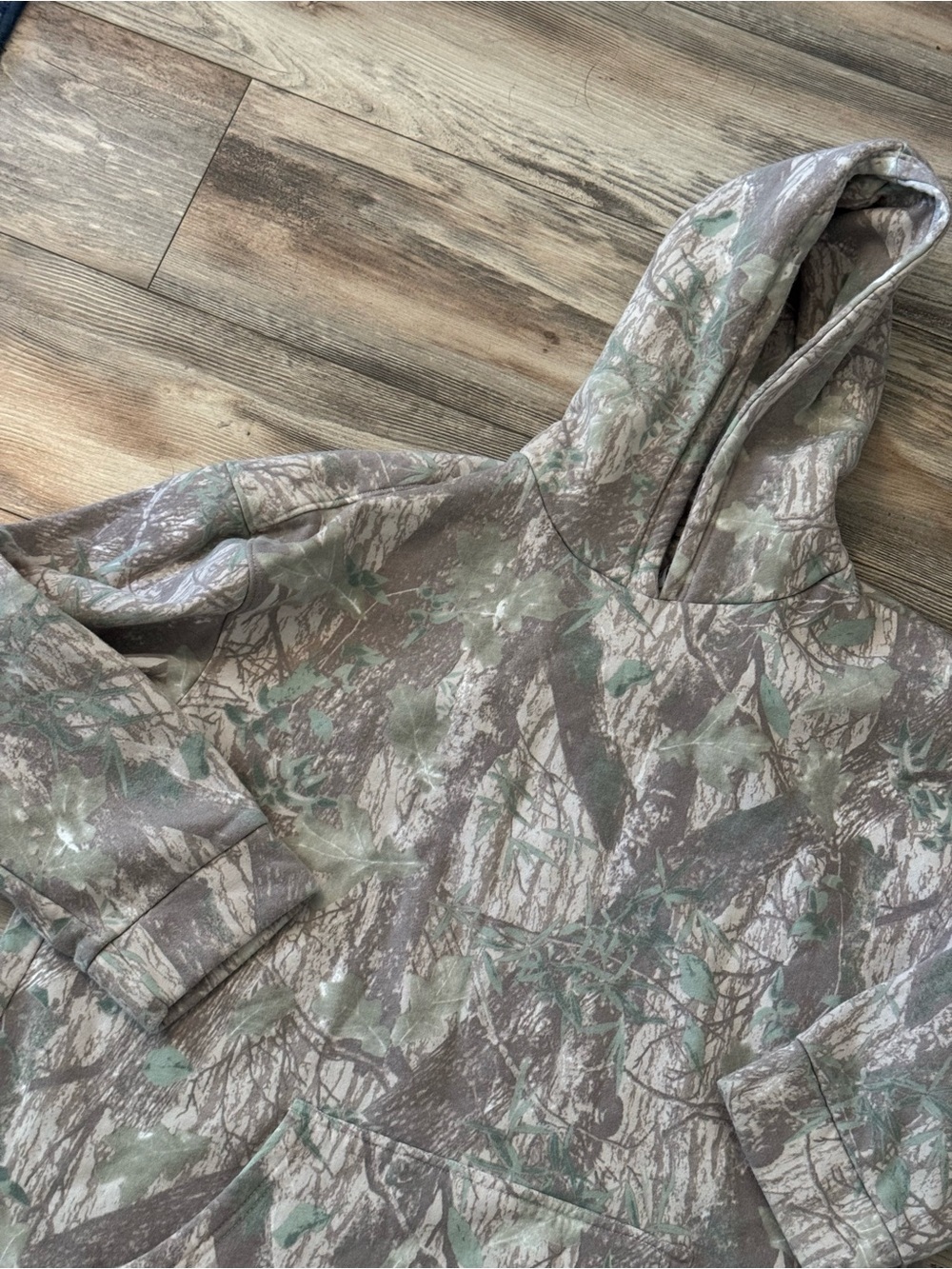 HB ACTIV Camo Hooide Large Comfy Cozy Soft